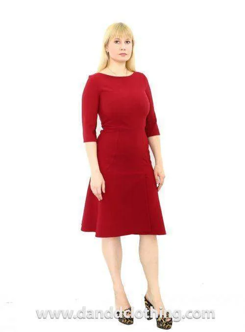 African Red Ladies Dress