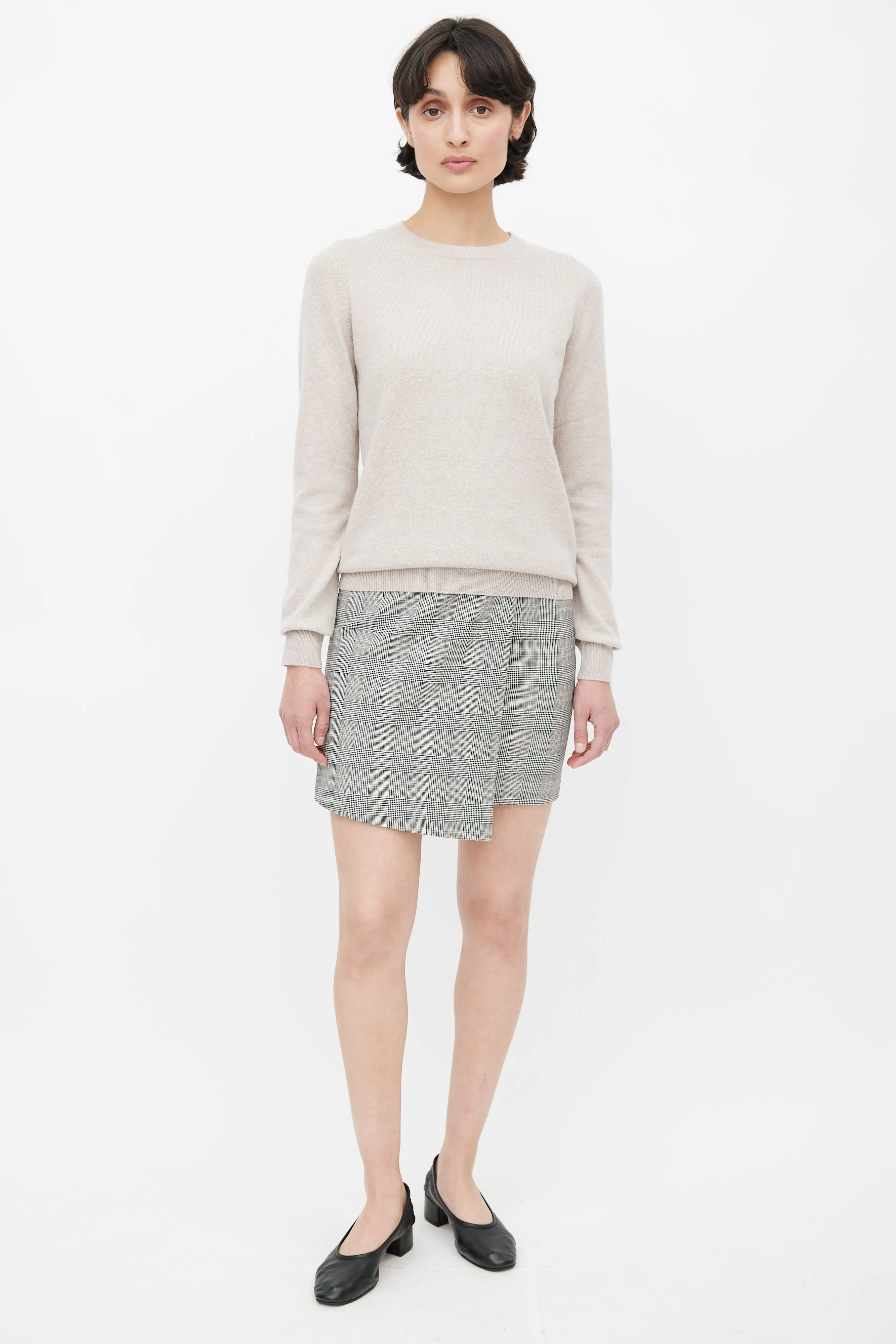 Beige Cashmere Sweater