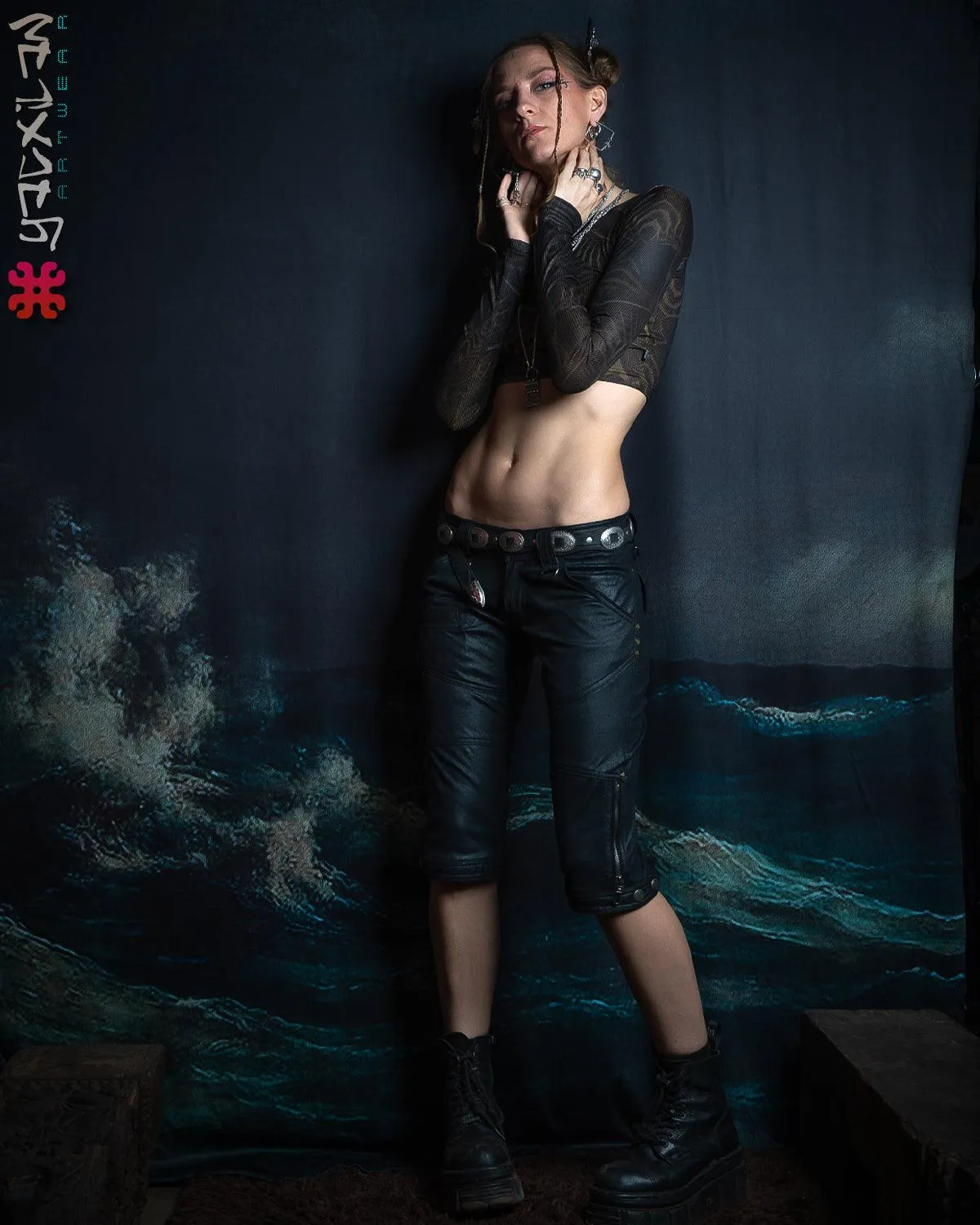 Corsaire Pants Woman / Fake Leather - VLAK RIDER
