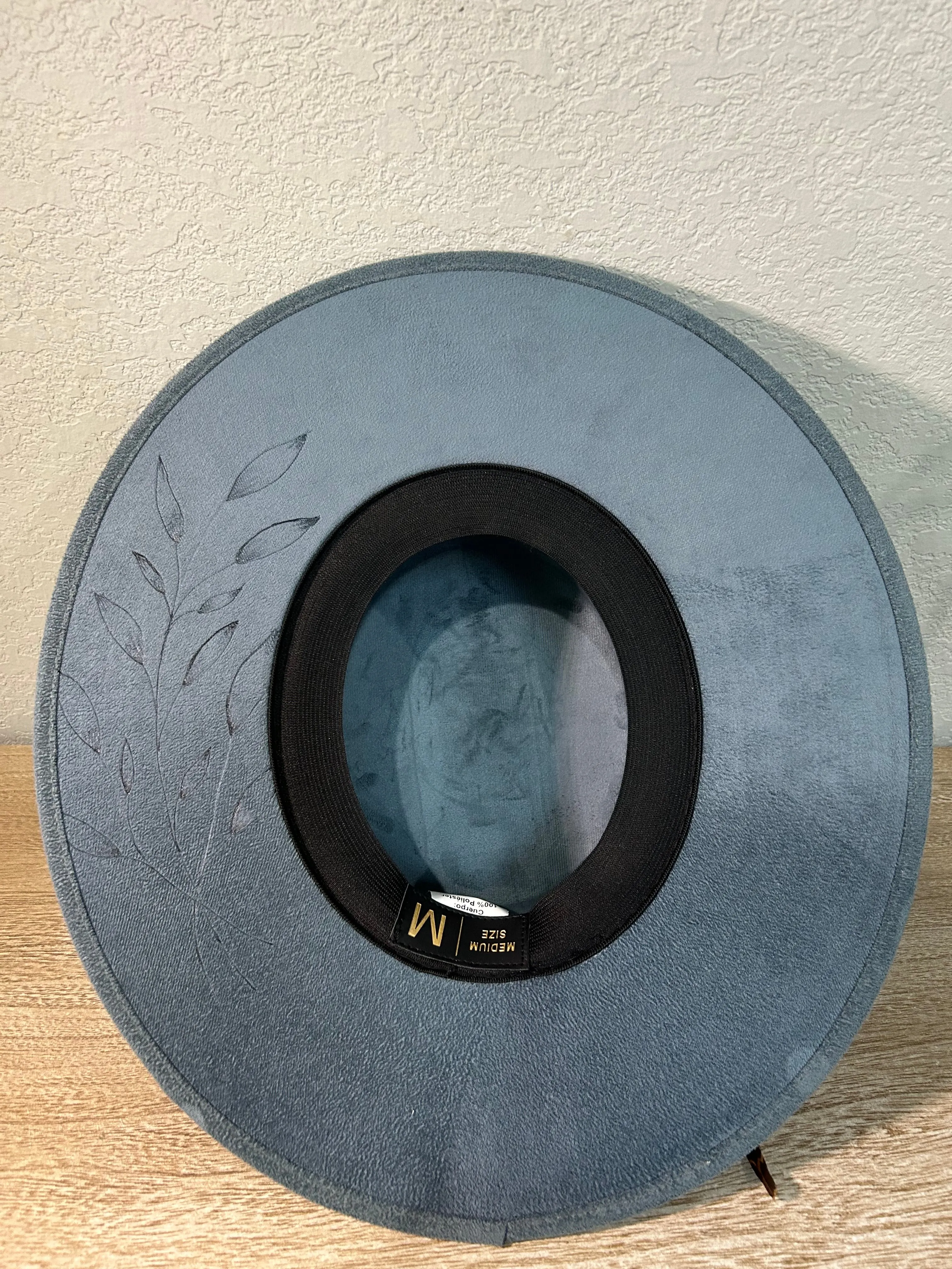 Denim Cordobés flat Brim Hat
