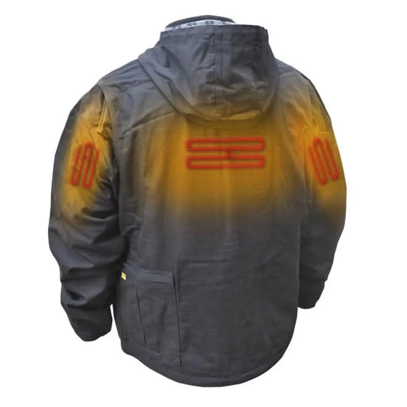 DEWALT Heated Heavy Duty Work Coat Tobacco Without Battery