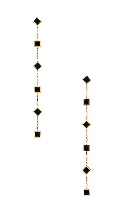 Ettika All in Earring in Metallic Gold