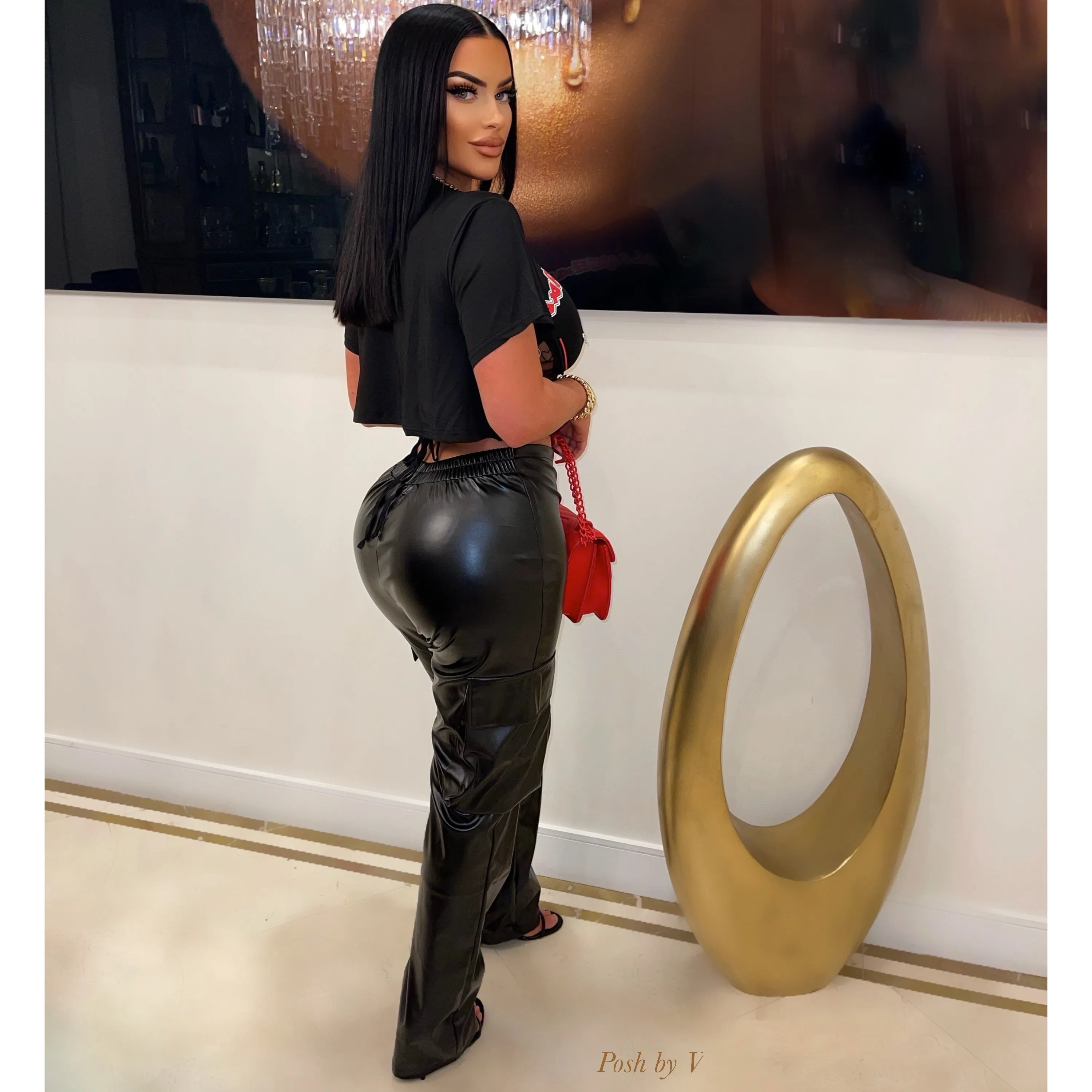 Honey leather pants (Pink)