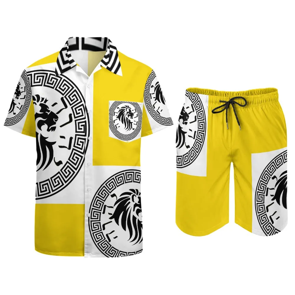 KING YAHWEH Men's (The Dignified Leisure Beach Suit)