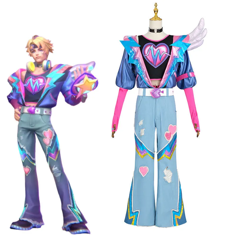 League Of Legends LOL Lovestruck Ezreal Cosplay Halloween Costume