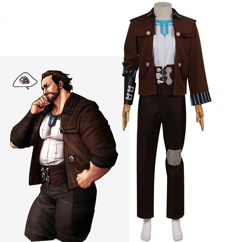 LOL Arcane Vander Cosplay Costume Halloween Costume