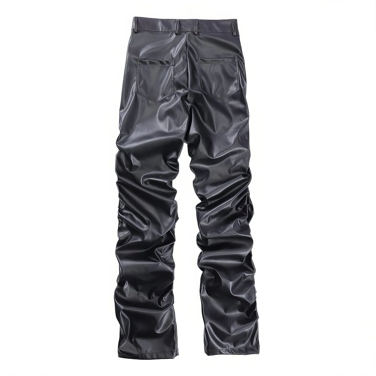 Loose Leather Streetwear Pants
