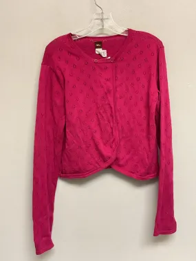 Tea Size 12 Raspberry Cotton Big Girls Sweaters & Vests